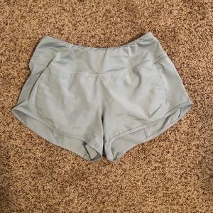Light grey nike shorts!